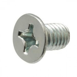 SCREW M4X6MM FLAT 10PCS/PKG