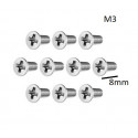 COUNTERSUNK SCREW M3X8MM (PHILIPS) 10PCS