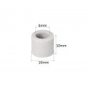 CERAMIC INSULATION TUBE 6MM INNER DIAMETER 10PCS