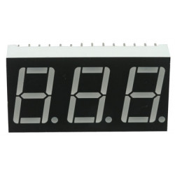 LED 7-SEGMENT, 3 DIGIT,...