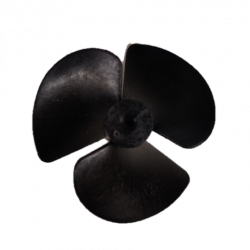 PLASTIC PROPELLER, 18.5MM THICK, 2MM HOLE SIZE