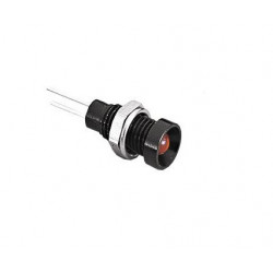 LED 5MM W/PLASTIC HOLDER RED 