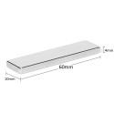 MAGNET, RECTANGULAR, N40, 60X10X4MM