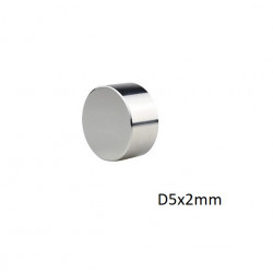 MAGNET DISC NEODYMIUM D5X2MM