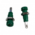 TEST PROBE  PIN SOCKET MK-617 / JR-0584A 2MM GREEN 2PCS