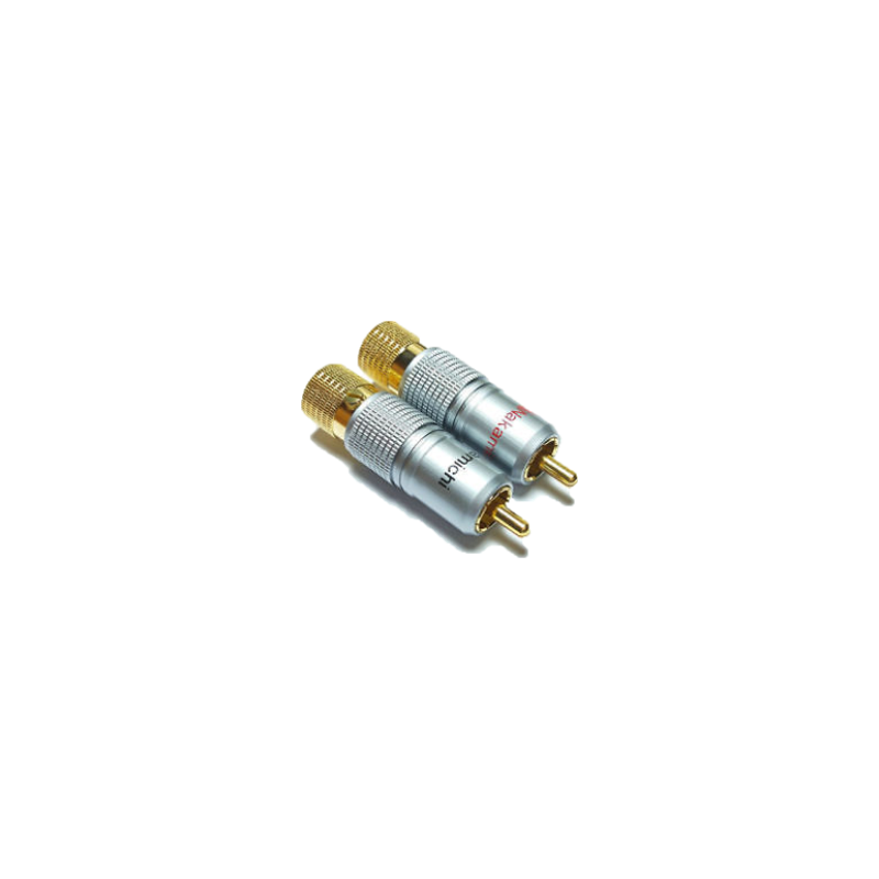 RCA LOCKABLE PLUG 8MM 2PCS/SET