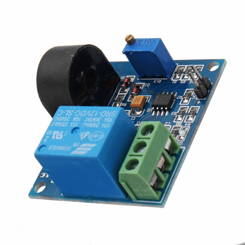 AC CURRENT DETECTION SENSOR MODULE, 12V RELAY