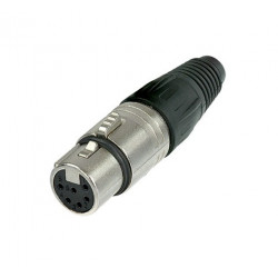 NEUTRIK, XLR 6 POLE FEMALE...