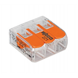 WAGO TERMINAL BLOCK, 3 POS,...