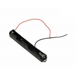 BATTERY HOLDER, AAx2, OPEN,...