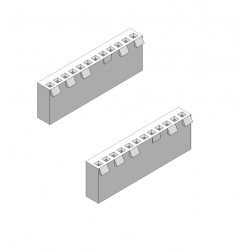 12-WAY 3.96MM SOCKET 2PCS