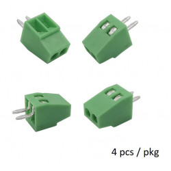 TERMINAL BLOCK 2.54MM 2 PIN 4PCS