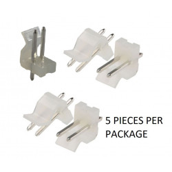 2WAY PLUG (M) 3.96MM 5PCS