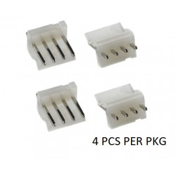 4WAY PLUG (M) 3.96MM 4PCS