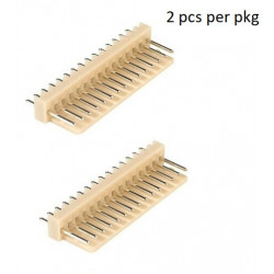 15-WAY 2.54MM PLUG (MALE)2/PKG