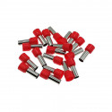 TERMINALS E1508 TG-JTT RED 20PCS