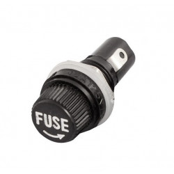 FUSE HOLDER 5X20MM ROUND