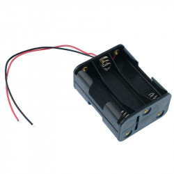 BATTERY HOLDER, AAx6, BACK...