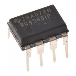 IC RC4580IP DUAL OP-AMP 8P-DIP