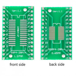 SOP/SSOP28 TO DIP28, DOUBLE...