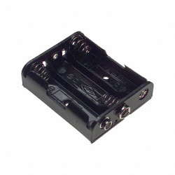 BATTERY HOLDER, AAX3, SIDE...