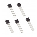 TRANSISTOR 2N3904 NPN, 40V 0.2A, 5PCS/PKG