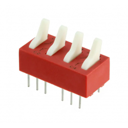 4 SPDT DIP SWITCH, GRAYHILL...