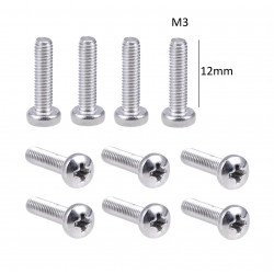 SCREW M3X12MM 10PCS