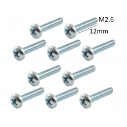 SCREW M2.6X12 10PCS/PKG