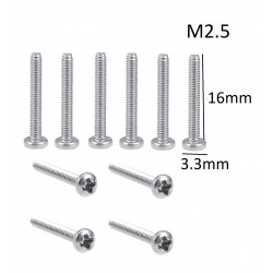 SCREW M2.5X16MM, ROUND...