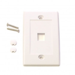 WALL PLATE 1 JACK SJ-701