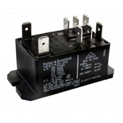 POWER RELAY, DPDT, 240VAC...