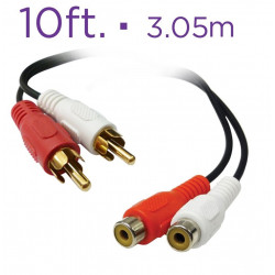 AUDIO CABLE, 2 RCA(M) TO 2...