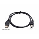 USB CABLE, A TO B, M/M, 0.5M (1.5FT)