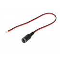 DC POWER JACK 2.1MM FEMALE W/ PIGTAIL
