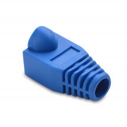 RJ-45 RUBBER BOOT BLUE 10 PCS