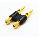 BANANA DUAL PLUG BLACK SLF-2027