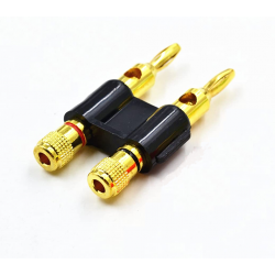 BANANA DUAL PLUG BLACK...