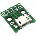 MICRO USB FEMALE TO DIP BREAKOUT BOARD