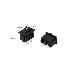 MINI ROCKER SWITCH, SPST,...