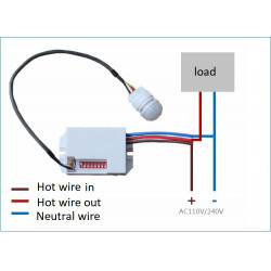 PIR MOTION SENSOR RELAY...