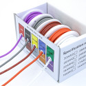 STRANDED HOOK UP WIRE KIT (B), 22AWG UL1007, 30FT, 5 COLOURS