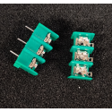 GREEN TERMINAL BLOCK PCB 3-POSITION 2PCS/PKG