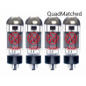 TUBE, JJ, 6L6GC, APEX MATCHED QUAD BURNED-IN