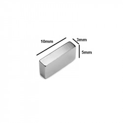 MAGNET, RECTANGULAR, N40,...