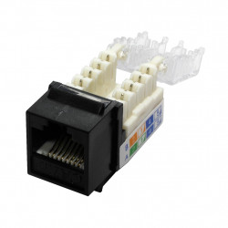 KEYSTONE RJ-45 CAT6 BLACK...