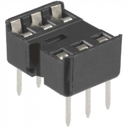 IC SOCKET 6-PIN 2PCS / PKG