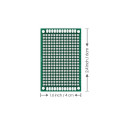 PROTOTYPING PCB, 40X60MM, DOUBLE SIDED, PLATED
