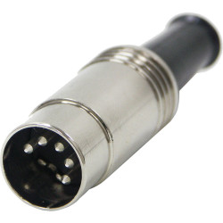 METAL DIN PLUG, 5-PIN,...