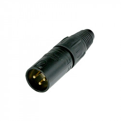 XLR 3-PIN (M) NEUTRIK BLACK...